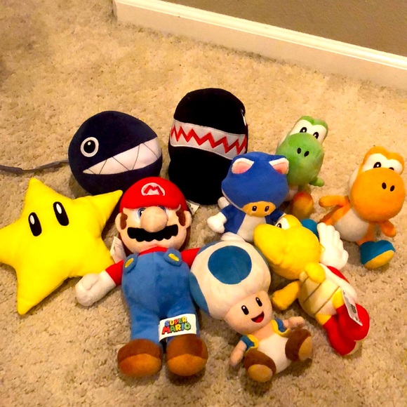mario plushies